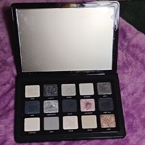 Natasha Denona Xnon Eyeshadow Palette - Black, Gray, Silver,